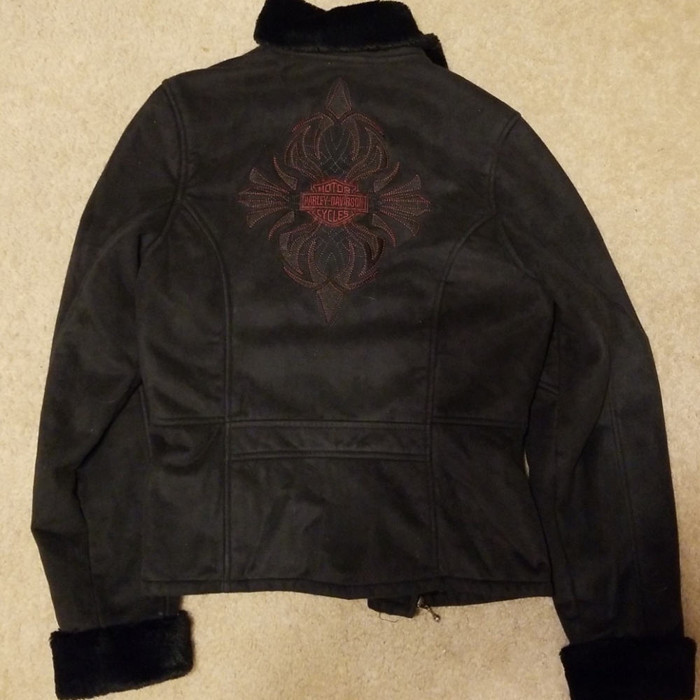 Harley Davidson fur lined jacket